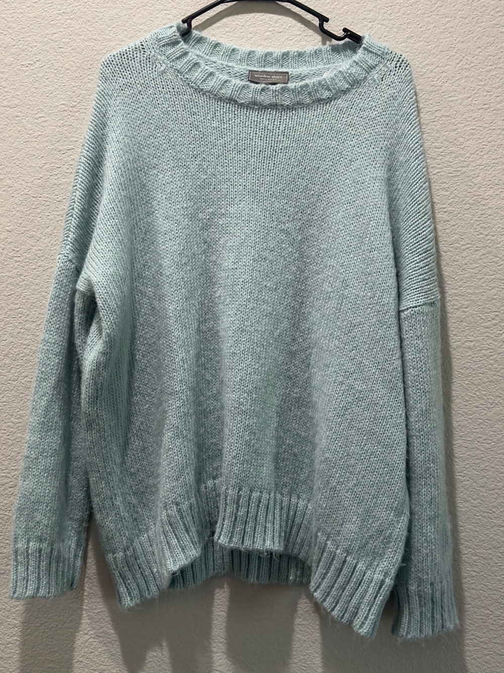 Wooden Ships Pale Blue Crewneck Sweater